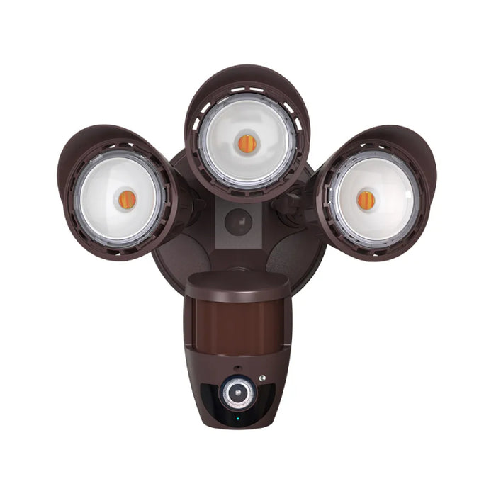 Westgate SL 30W LED Security Light with Camera, 3CCT Selectable - Bronze