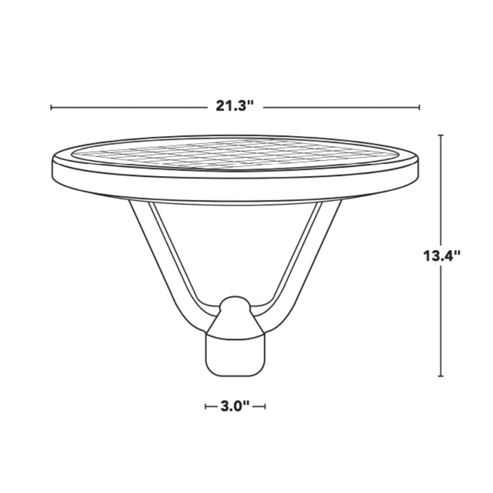 Solera SL-CPT 20W G1 Solar LED Off-Grid Pathway, 2500 lm