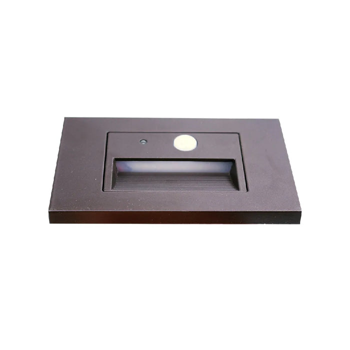 Westgate SLE-A 3W 120V LED Step Light with PIR Motion Sensor & Photocell, CCT Selectable