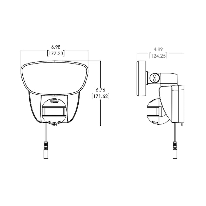 Halo SLFS1 LED Solar Floodlight, Single Head, 1000 lm