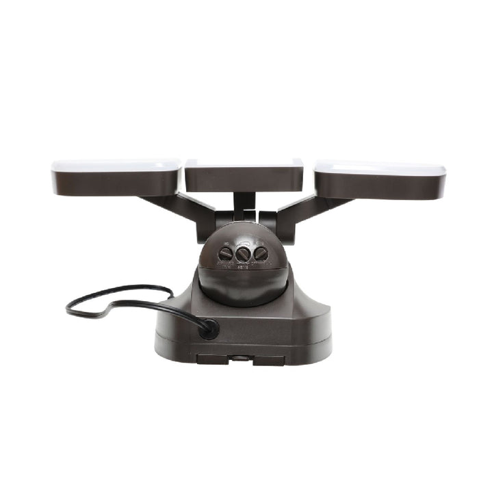 Halo SLFS2 LED Solar Floodlight, Triple Head, 2000 lm