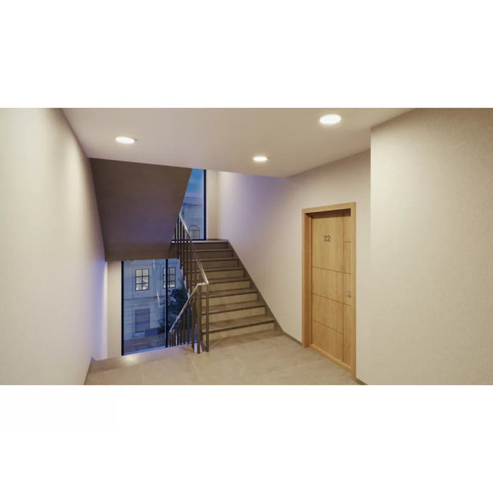 Halo SMD6R07FS5 6" LED Round Surface Mount, 800 lm, 5CCT Selectable, 120V