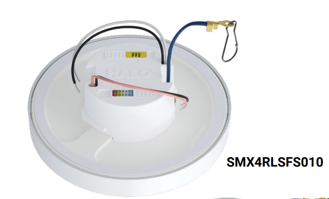 Halo SMX4RLSFS010 4" Round Edgeless Surface Mount LED Downlight, 5CCT & 3 Lumens Selectable, 120-277V, Matte White