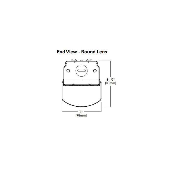 Metalux 8TSNX-SL3 8-ft LED Strip Light, Full Frost Lens, CCT Selectable Dimmable 120-277V