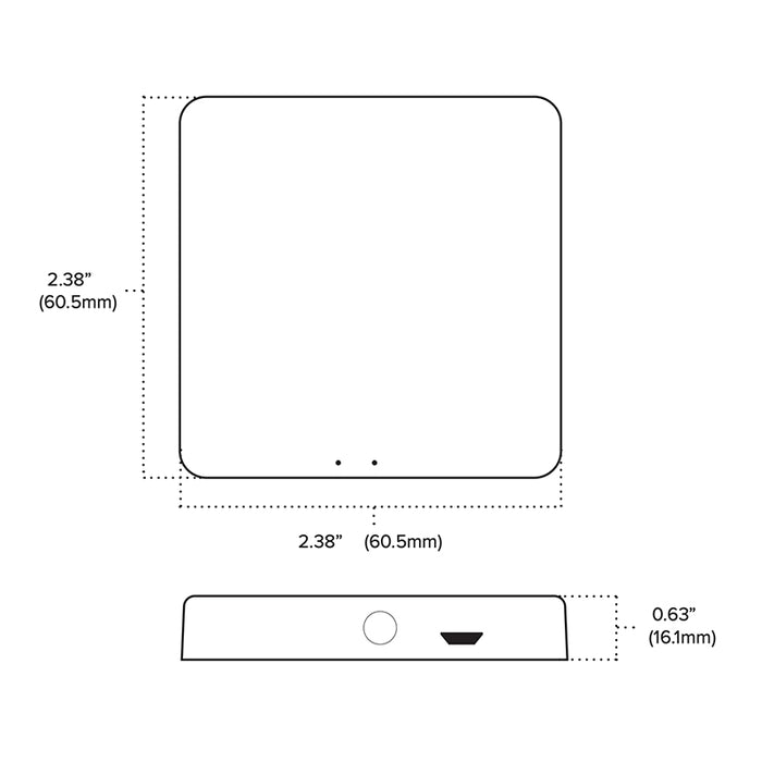 American Lighting SPKPL-GTWY-T-W Spektrum+ Smart Wifi Gateway