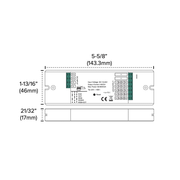 American SPKPL-REC-TB-5CH Spektrum+ 5-Channel Smart Receiver