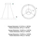 Westgate SRC Series LED High-Output Round Linear Chandelier Up/Down Light with Separate Controls, 3CCT & Power Selectable, 0-10V Dimming, 120-277V