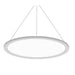 Westgate SRPL 22" LED Suspended Up/Down Clear Round Panel Light