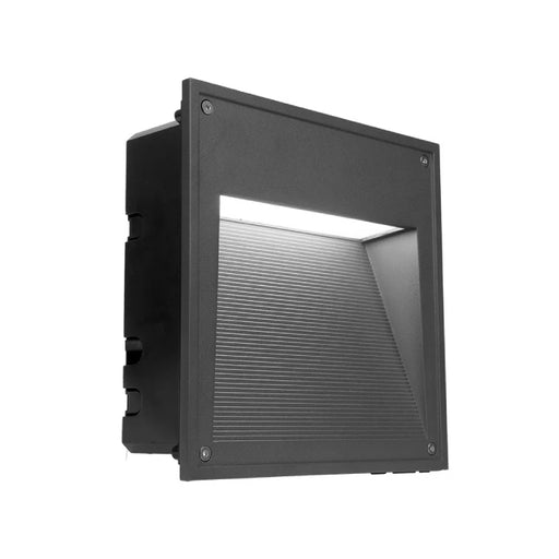 Westgate STP-10X10 10W/18W/25W LED Commercial Large Wall/Step Light, 3CCT Selectable - Black