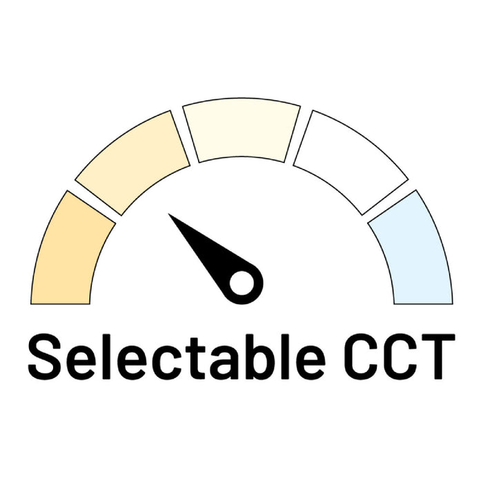 Nora NFLAT-R4TWMPW 4" Non-Metallic Flat LED Downlight, CCT Selectable