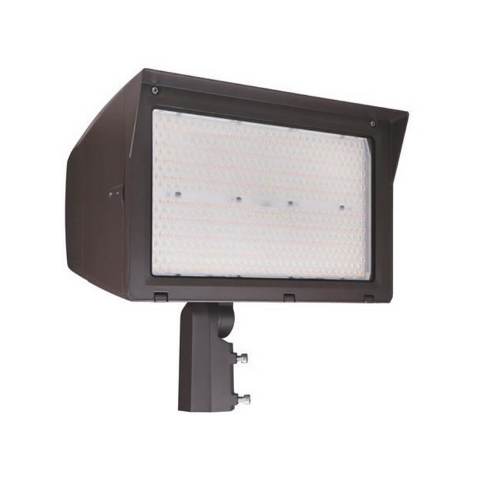 Stonco SF300-SCT-G3 SlimFlood 150W/240W/300W LED Flood Light with Photocell, 3CCT & 3 Wattage Selectable, 120-347V, Bronze Finish