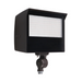 Stonco SF80-SCT-G3 SlimFlood 60W/70W/80W LED Flood Light with Photocell, 3CCT & 3 Wattage Selectable, 120-347V, Bronze Finish
