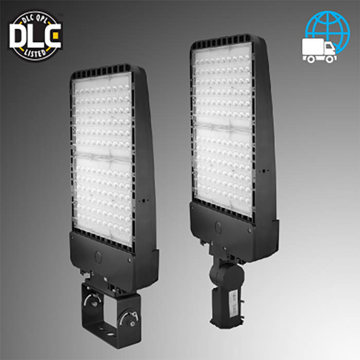 Rayon T322LEDB Series 22" Skyline LED Area Light, 120W / 180W / 240W / 300W & 3CCT Selectable, Type 3 Distribution, Slipfitter, Bronze Finish