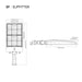 Rayon T322LEDB Series 22" Skyline LED Area Light, 160W / 240W / 320W / 400W & 3CCT Selectable, Type 3 Distribution, Slipfitter, Bronze Finish