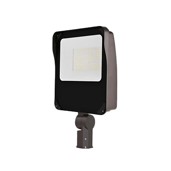 Rayon T431LEDB-WS120 48W/72W/96W/120W Large LED Flood Light with Photocell, 3CCT Selectable, 120-277V, Slipfitter Mount, Bronze Finish