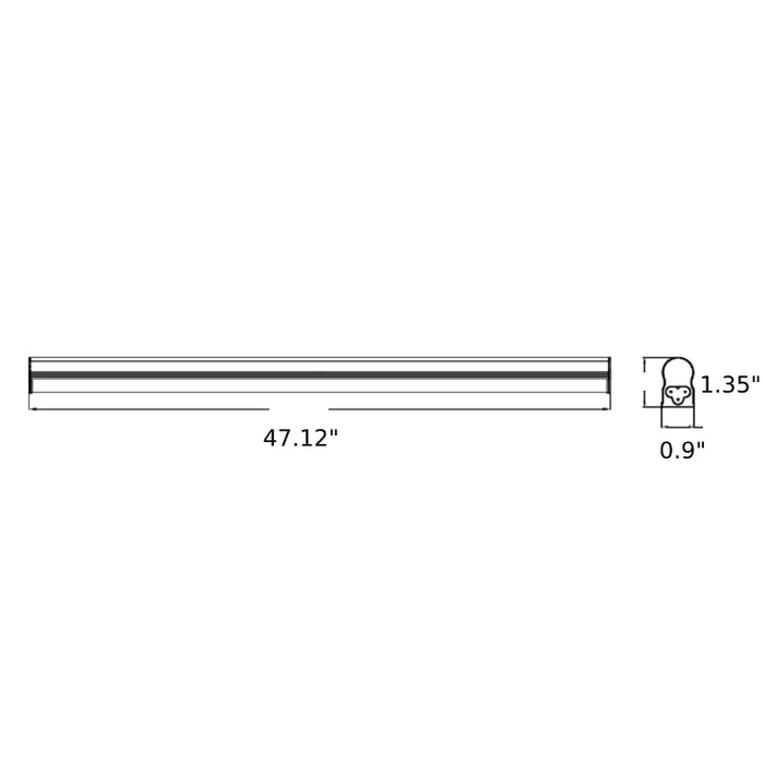 Westgate 47" 16W LED T5 Retrofit Bar With Internal Driver, 3000K