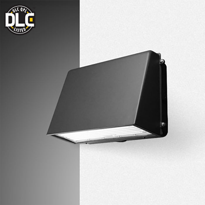 Rayon T633LEDB WS120 30W/60W/90W/120W Small LED Full Cut-off Wall Pack with Standard PIR Motion Sensor Integral, 3CCT Selectable, 120-277V, Type 3 Optics, Bronze Finish