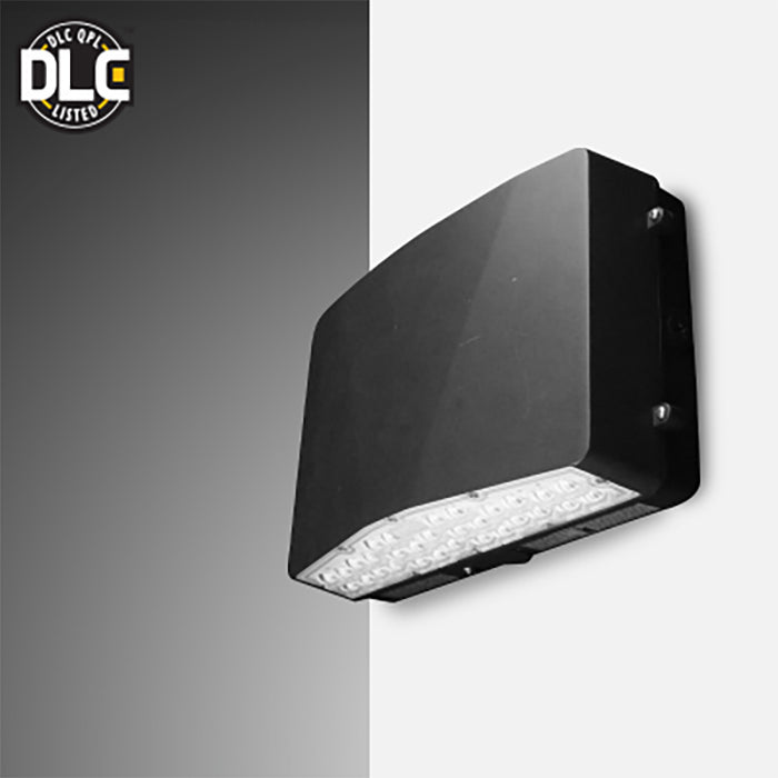 Rayon T635LEDB M WS55 28W/41W/55W Medium LED Wall Pack, 3CCT Selectable, 120-277V/347V, Bronze Finish