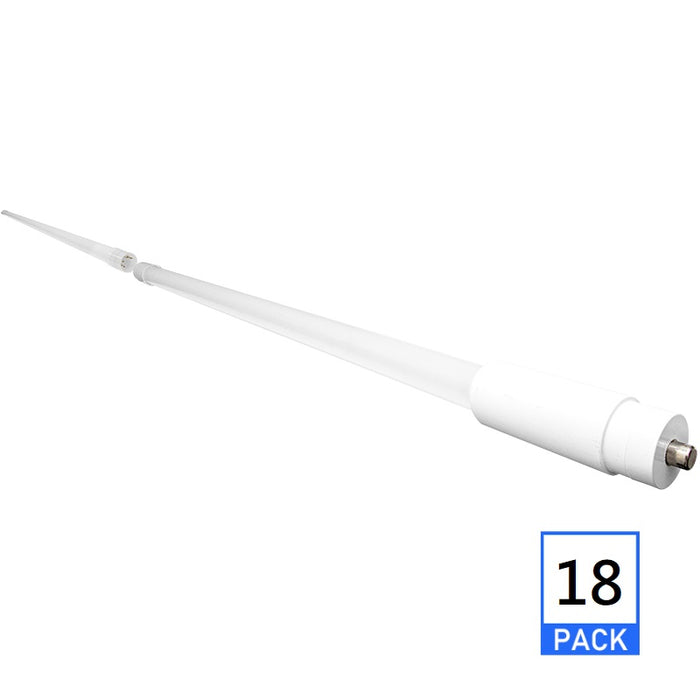 Westgate T8-HL 8FT 42W LED T8 Split Lamp, 4000K, 18-Pack