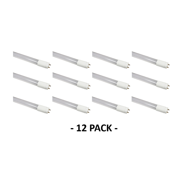 Westgate T8-HL 4FT 18W LED T8 Dimmable Linear Lamp, 5000K, 12-Pack, Type B