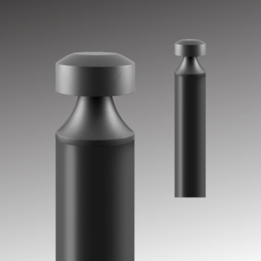 Rayon T850LEDB 14W/19W/24W LED Round Cut-Off Bollard, 3CCT Selectable, 120-277V, Up to 3000 Lumens, 4W Emergency Battery