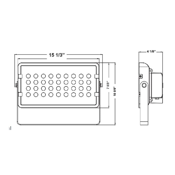 Westgate TC-WW 96W LED Smart Square Flood Light