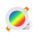 Westgate TC-RSL4 4" LED Smart App or Remote Compatible Ultra Slim Canless Recessed Lights, RGBW