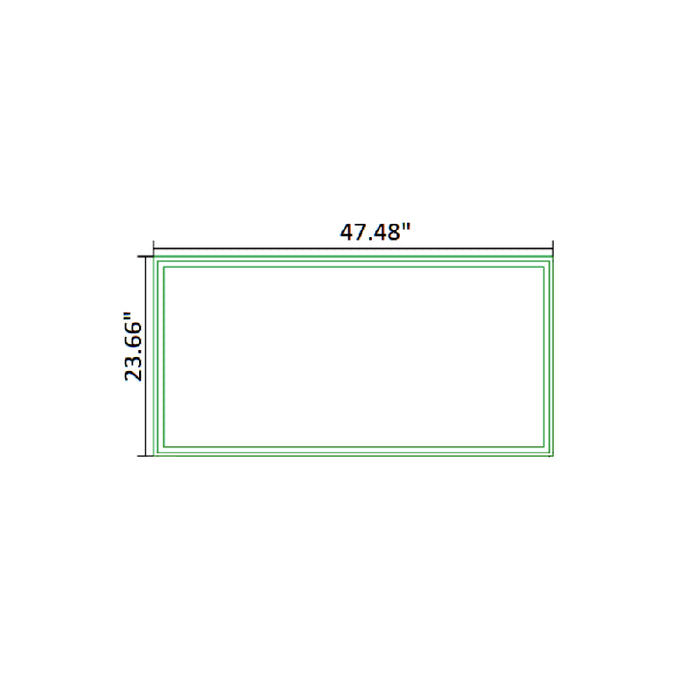 Westgate TGL 2x4 60W LED T-Bar Grid Light, 3000K