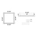 Westgate TGL LED Remote Controlled T-Bar Grid Light, RGB, 120-277V, 0-10V Dimming