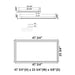 Westgate TGL 2x4 35W/45W/54W LED T-Bar Grid Light, 3CCT Selectable