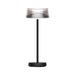 WAC TL-W251315 Crystal 1-lt 14" Tall LED Indoor/Outdoor Table Lamp - Black