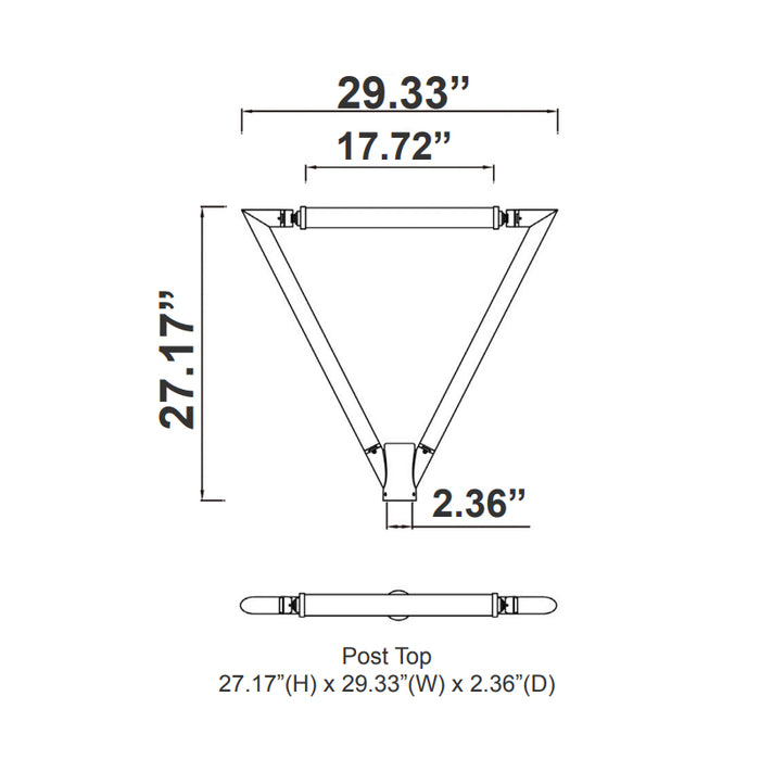 Westgate TOL-A2-3L 75W LED Tree of Light, 3CCT Selectable