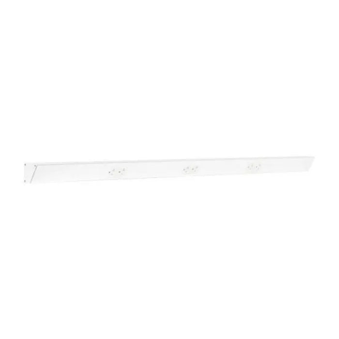 Task Lighting TR48 48" Duplex Receptacle Angle Power Strip - White
