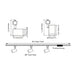 Westgate TRK39 48" 3-Light H-Type LED Track Kit, 5CCT Selectable