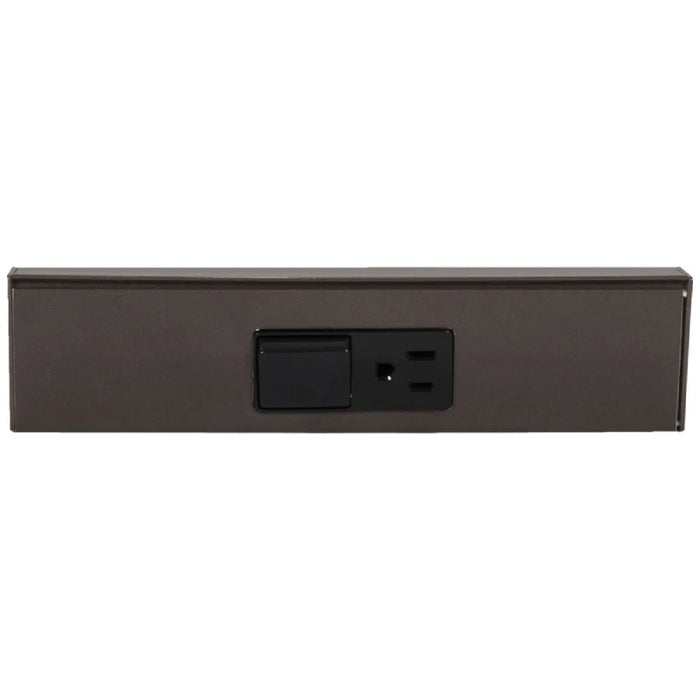 Task Lighting TRS9 9" Duplex Angle Power Strip, Combo Switch/Receptacle