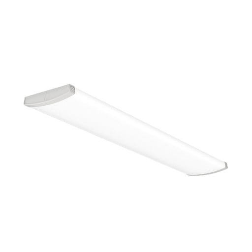 Lithonia Contractor Select TRUM 48 ALO6 CMP TruWrap 4-ft LED Wraparound, Medium Body, Curved Microprismatic Diffuser, 3CCT & Lumen Selectable