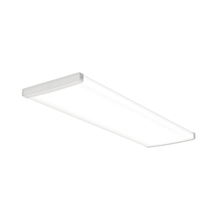 Lithonia Contractor Select TRUW 48 ALO26 FMP TruWrap 4-ft LED Wraparound, Wide Body, Flat Microprismatic Diffuser, 3CCT & Lumen Selectable