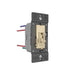 Wattstopper TSD4FBL3P TradeMaster 0-10V Fluorescent/LED Single Pole/3-Way Toggle Slide Dimmer, Preset - Ivory