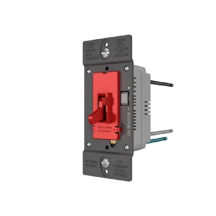 Wattstopper TSD4FBL3P TradeMaster 0-10V Fluorescent/LED Single Pole/3-Way Toggle Slide Dimmer, Preset