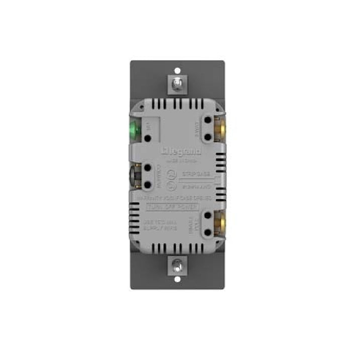 Wattstopper TSDCL303 TradeMaster LED/CFL/Incandescent Single Pole/3-Way Toggle Slide Dimmer, Preset