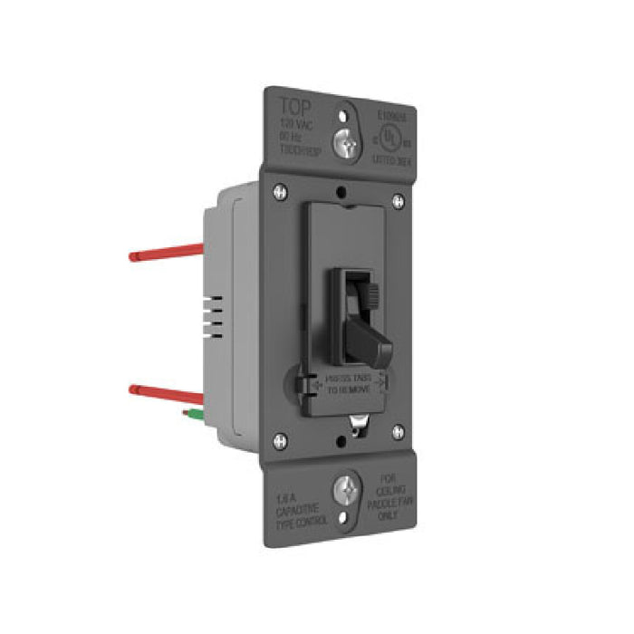 Wattstopper TSDDH163 Toggle Slide De-Hummer Single Pole/3-Way, 1.6A - Black