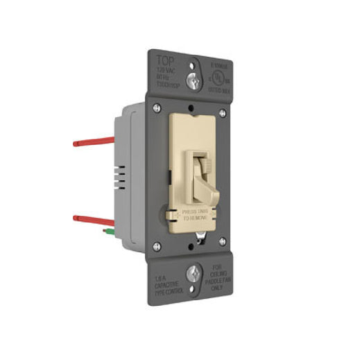 Wattstopper TSDDH163 Toggle Slide De-Hummer Single Pole/3-Way, 1.6A - Ivory