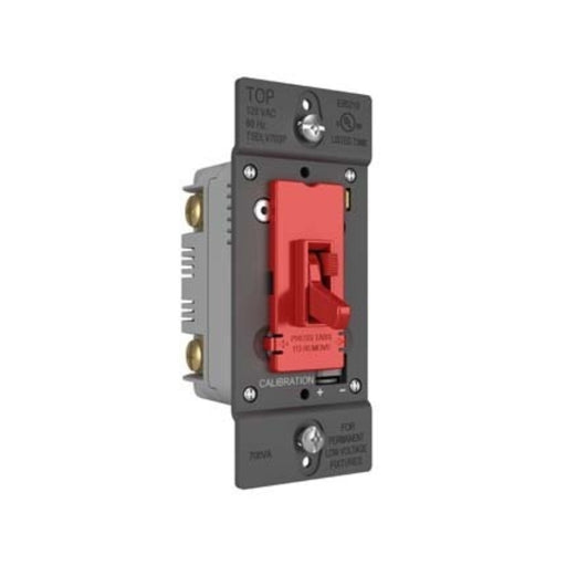 Wattstopper TSDLV703P TradeMaster Toggle Slide Dimmer Low Voltage Single Pole/3-Way, 700VA - Red