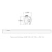 Westgate UCLB 16" 6W LED Under Cabinet Light Bar, 3CCT Selectable
