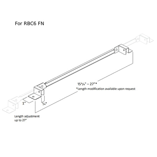 Rayon UH Universal Bar Hanger for RBC New Construction - RBC6 FN