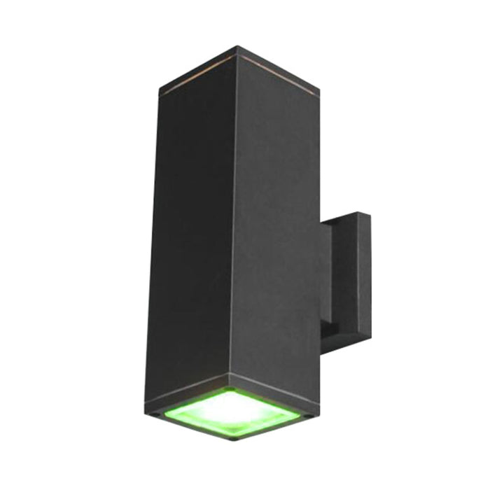 Sarin UPD 72W 12" Tall LED Outdoor Square Up/Down Wall Sconce, RGB