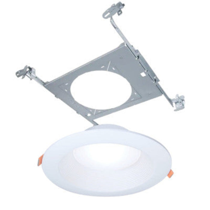 Halo LTC608B 6" Baffle Downlights & Mounting Frames Kits, 6-Pack