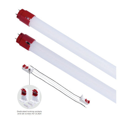 Satco S11732 15 Watt T8 LED; 48 Inch, 35K/40K/50K CCT Selectable; Emergency Backup, Medium Bi Pin Base; Type B Ballast Bypass; 120-277V