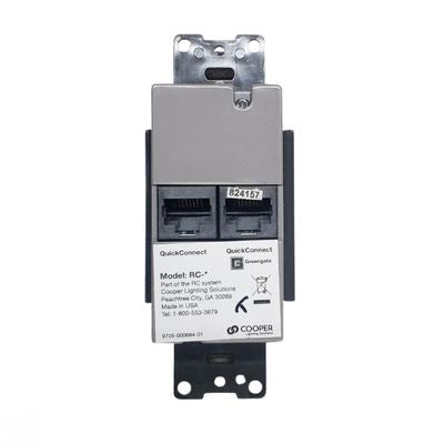 Greengate RC-4TSB-TS5-W Room Controller Wallstation, 4 Small Buttons