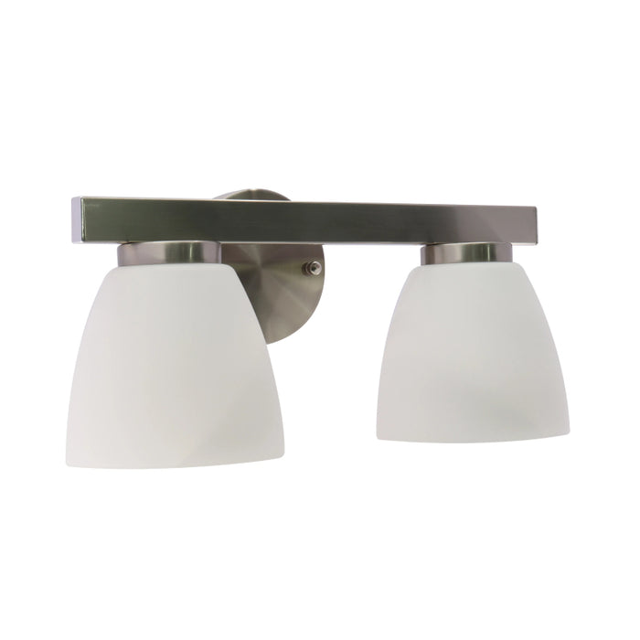 Westgate VLA-E26-2L 2-lt 16" Vanity Light - Brushed Nickel